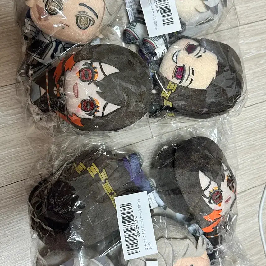 [BUNJANG] Gachiaku Chibi Nui 8-Piece Set / 가치아쿠타 치비 누이 정품 새상품 8개 세트 급처