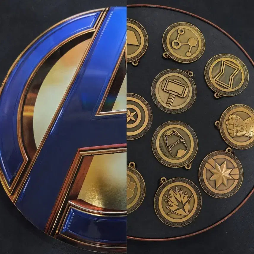 [BUNJANG] Avengers Endgame Official Metal Keychain Set / 어벤져스 메가박스 공식 메탈키링 세트