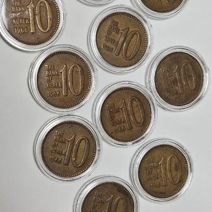 [BUNJANG] 1966 First Edition 10 Won Coin / 66년10원최초발행 10개