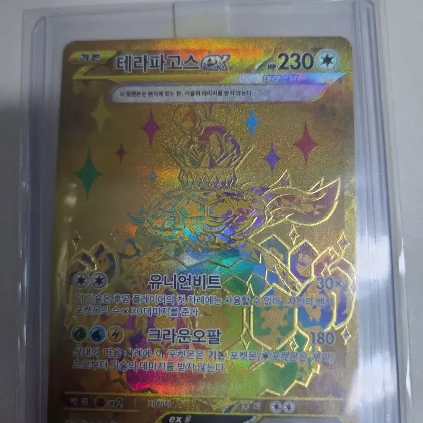 [BUNJANG] Pokemon Card Terrapagos EX UR / 포켓몬 카드 테라파고스 EX UR