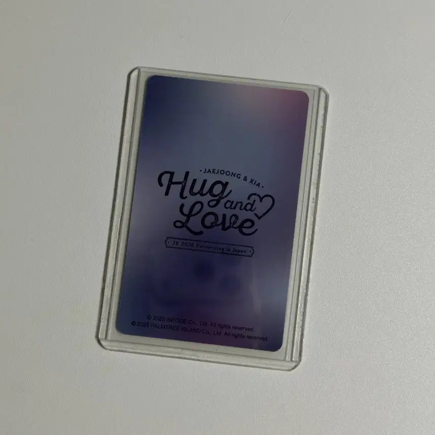 [BUNJANG] Kim Junsu JX Hug&amp;Love Photocard / 김준수 JX Hug&amp;Love 포토카드