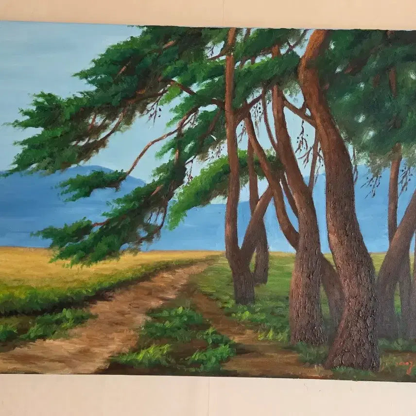 [BUNJANG] Im Hari "Pine Tree" Oil Painting / 임하리  소나무 유화그림