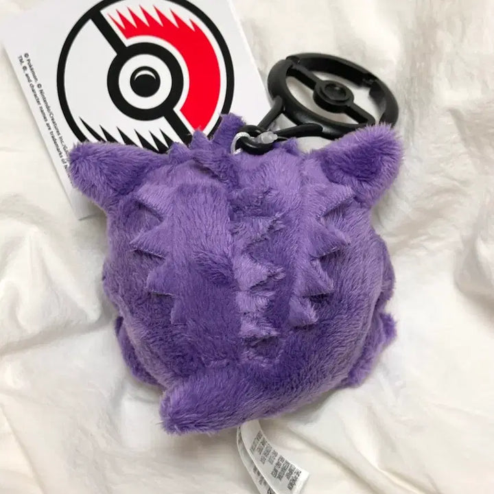 [BUNJANG] Pokemon Gengar Carabiner Mascot Plush Keychain / [새상품] 포켓몬스터 팬텀 카라비너 마스코트 인형 키링