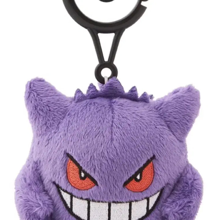 [BUNJANG] Pokemon Gengar Carabiner Mascot Plush Keychain / [새상품] 포켓몬스터 팬텀 카라비너 마스코트 인형 키링