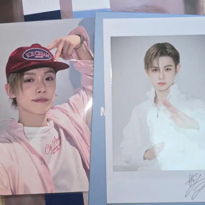 [BUNJANG] TXT Yeonjun Ice Cream Studio Set Photocard Polaroid Bundle Set / 투바투 연준 아이스크림 공방세트 포카 폴라 양도