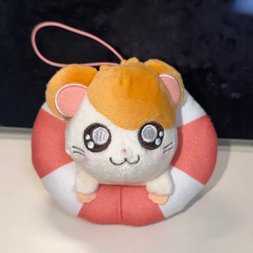 [BUNJANG] Hamtaro Tube Mascot Plush Keychain / 방가방가 햄토리 튜브 마스코트 인형 키링
