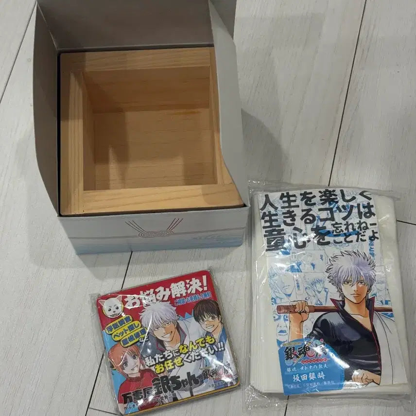 [BUNJANG] Gintama Gintama Exhibition 20th Anniversary Original Drawing Exhibition Exclusive Magnet + Gintoki Tissue / 은혼 은혼전 20주년 원화전 입장 특전 마그넷+긴토키 티슈