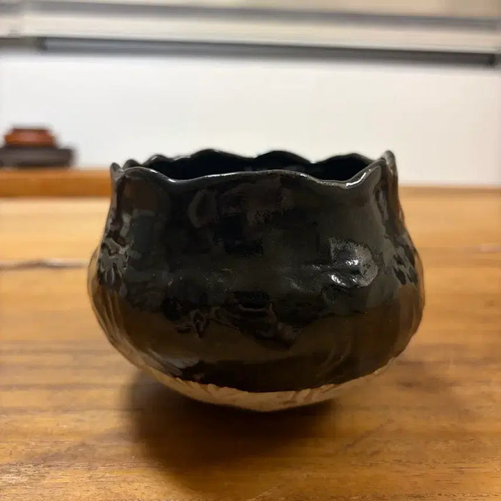[BUNJANG] Master Song Chung-hyo Celadon Glaze Bodumi Dawang Tea Bowl / 제주도 도공 고 송충효 선생 보듬이 다완