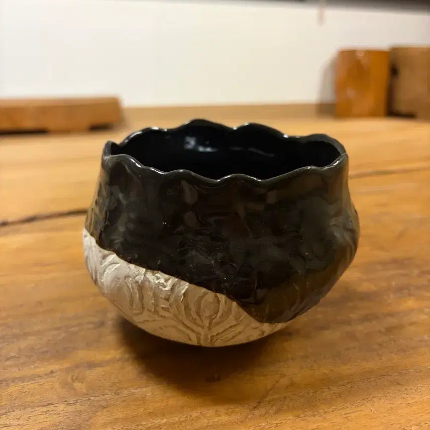 [BUNJANG] Master Song Chung-hyo Celadon Glaze Bodumi Dawang Tea Bowl / 제주도 도공 고 송충효 선생 보듬이 다완