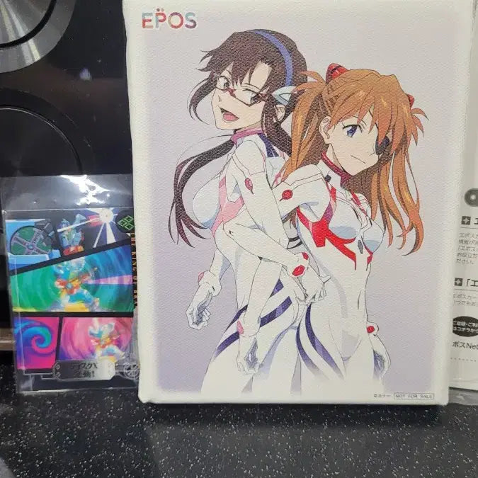 [BUNJANG] Evangelion EPOS Collaboration Asuka &amp; Mari Canvas Board / 에반게리온 EPOS 가입특전 아스카&amp;마리 캔버스