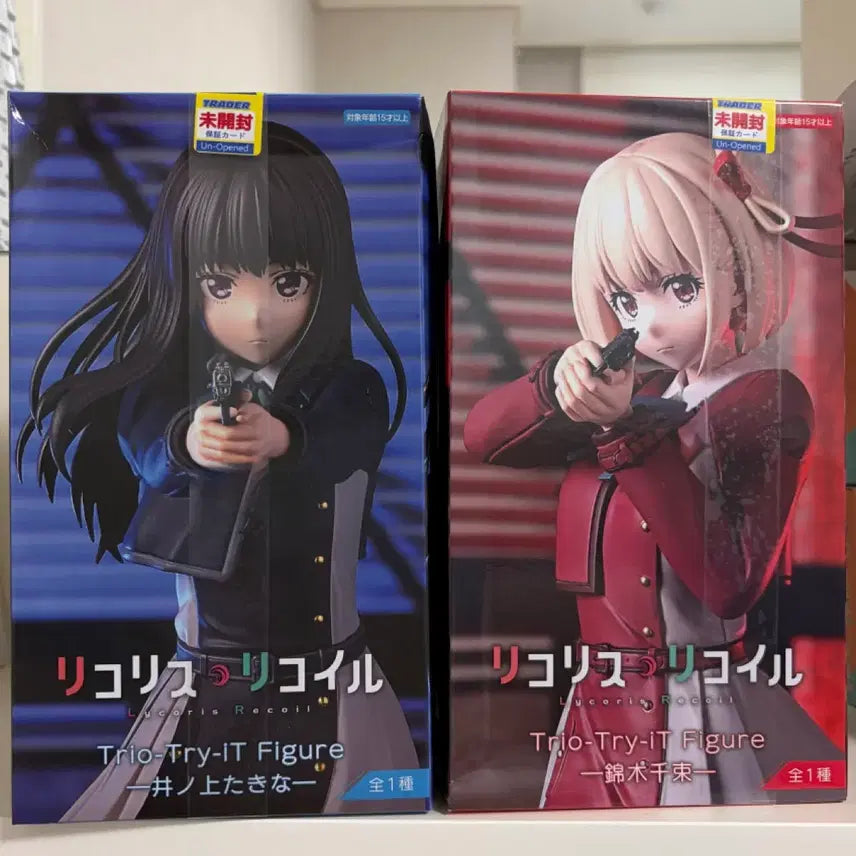 [BUNJANG] Lycoris Recoil Takina Chisato 2-Figure Set (Sealed Bundle) / 리코리스 리코일 미소녀 피규어 타키나 치사츠 2종 세트 미개봉 일괄