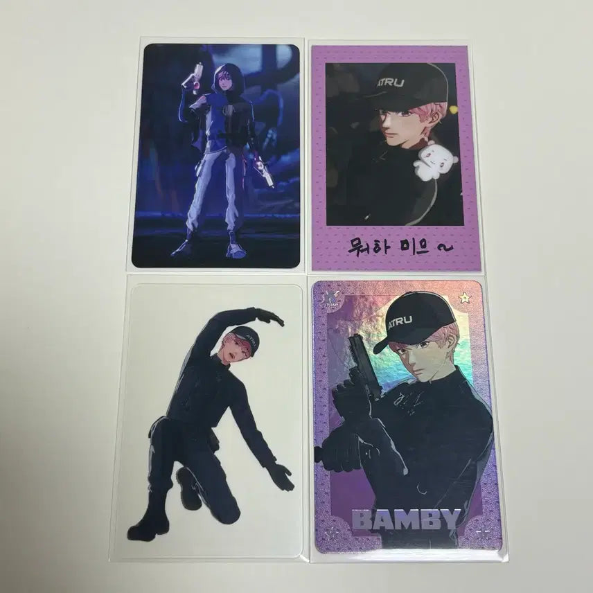 [BUNJANG] PlaYve Caligo Kalpa Two Bambi Photocard Bundle Set (4 pcs) / 플레이브 굿즈 칼리고 칼파투 밤비 포카 4장 일괄