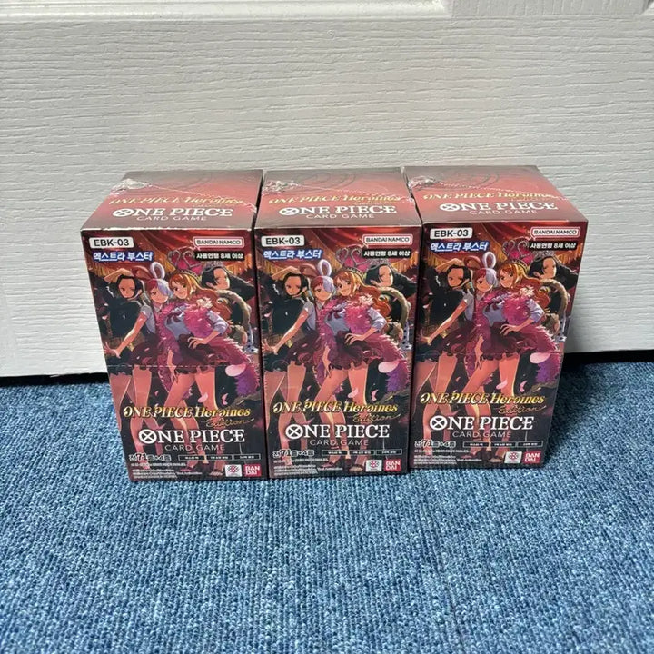 [BUNJANG] One Piece Heroines EBK-03 Trading Card Box Bundle (Sealed) / 일괄 미개봉) 원피스 카드박스 히로인즈 EBK-03 슈링크0