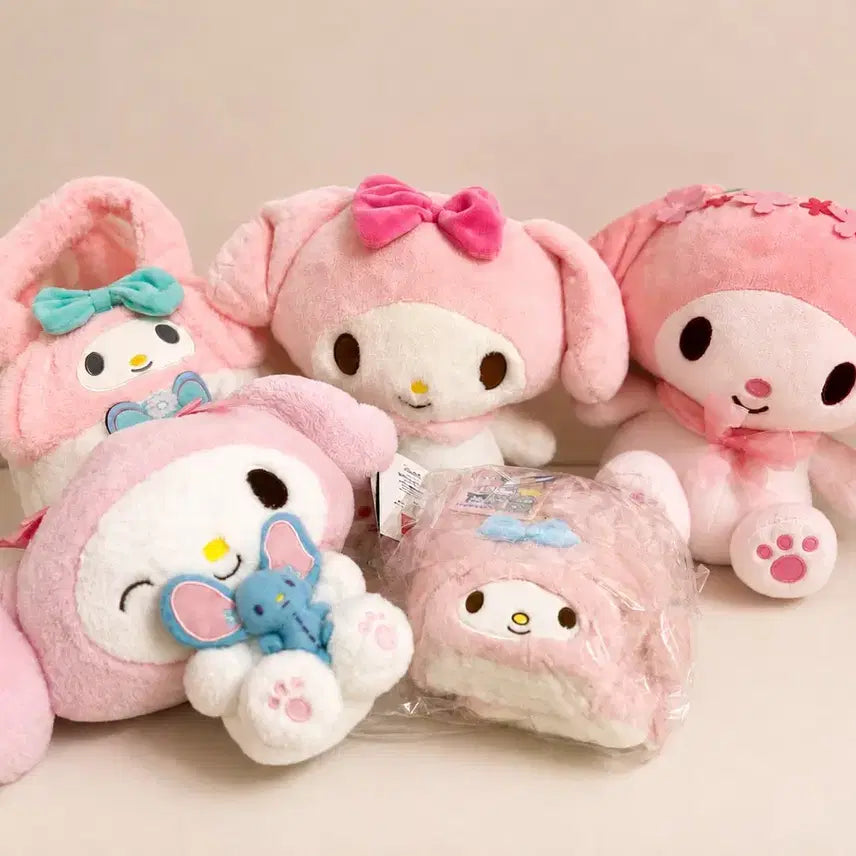 [BUNJANG] My Melody Doll &amp; Goods Bundle Set / 마이멜로디 인형&amp;용품 일괄 판매