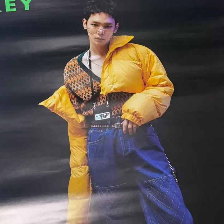 [BUNJANG] SHINee Key Kim Kibum FACE Poster Set (2 Types) / 샤이니 키 김기범 페이스 FACE 센척안해 포스터 2종 일괄