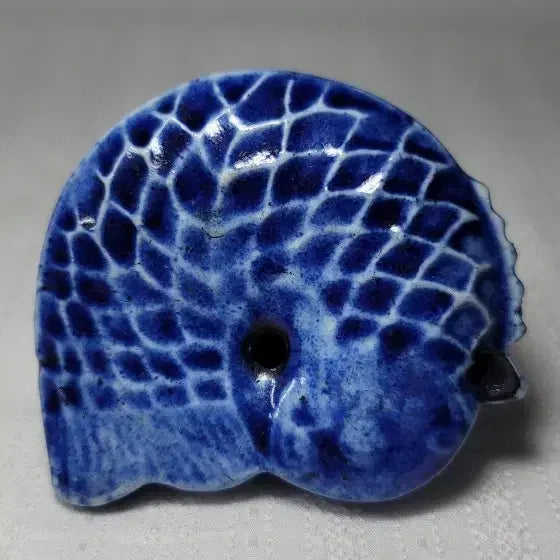 [BUNJANG] Joseon Dynasty Bunwon Kiln Celadon Fish-shaped Water Dropper / 관요분원청채붕어연적(특A급진품)