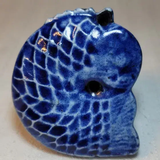 [BUNJANG] Joseon Dynasty Bunwon Kiln Celadon Fish-shaped Water Dropper / 관요분원청채붕어연적(특A급진품)