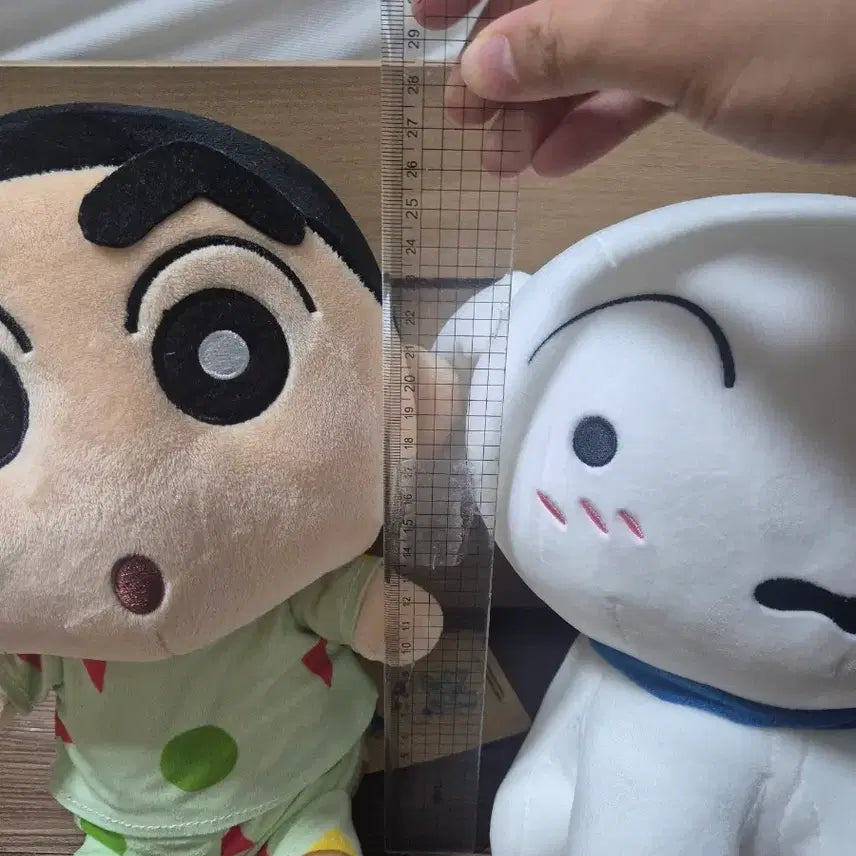 [BUNJANG] Crayon Shin-chan &amp; Shiro Pajama Set with Plush Dolls Bundle / 파자마 잠옷 짱구, 흰둥이 인형 일괄!