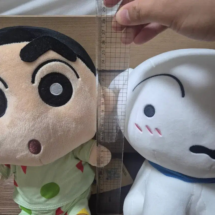 [BUNJANG] Crayon Shin-chan &amp; Shiro Pajama Set with Plush Dolls Bundle / 파자마 잠옷 짱구, 흰둥이 인형 일괄!
