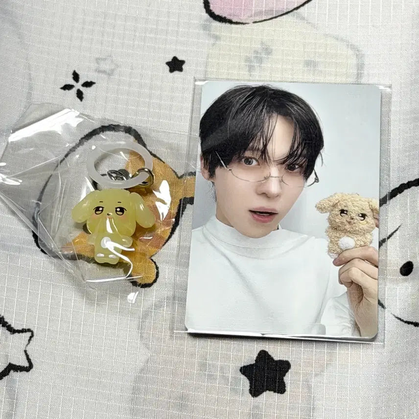 [BUNJANG] Ateez Aniteez Yunho Game Clear Mascot Charm / 애니티즈 튜덩이 에이티즈 윤호 게임 포카 포토카드 클리어 마스코트 참 메지루시 ateez aniteez
