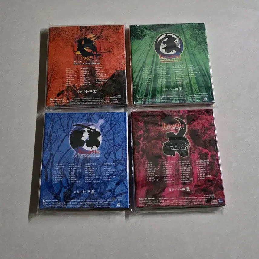 [BUNJANG] Inuyasha Movie Soundtrack CD Bundle Set / 이누야샤 극장판 사운드트랙cd 일괄