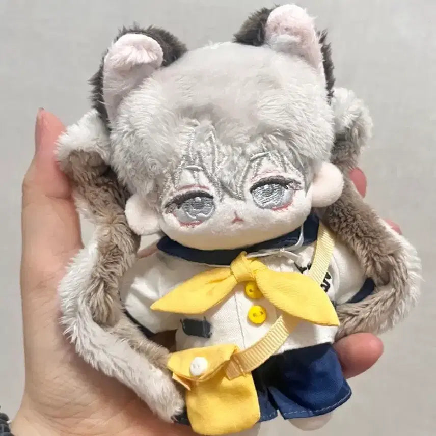 [BUNJANG] 10cm Doll Clothes Set - Kindergarten Uniform Style / 옷판매) 유치원 솜인형옷 네이비 10cm 10깅
