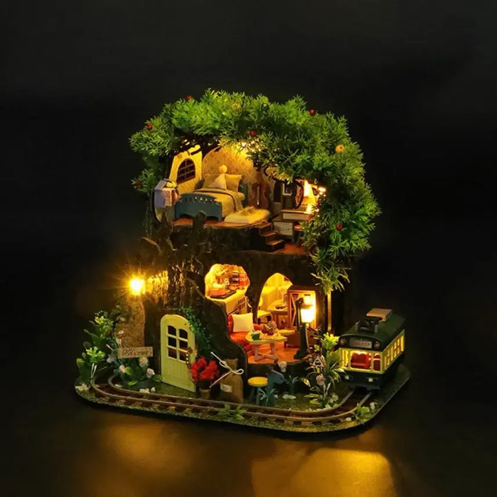 [BUNJANG] Cheongnyeon Toy Forest House Miniature DIY Kit (Sealed) / 미개봉 미니어쳐 diy (청년토이) 포레스트 하우스
