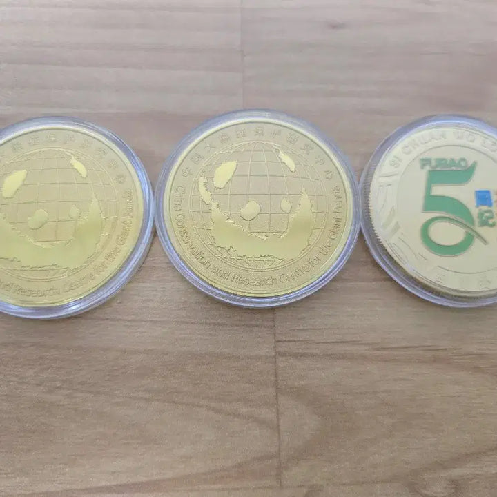 [BUNJANG] Everland Fu Bao Commemorative Coin 3-Type Bundle Set / 선수핑기지 푸바오 기념주화 3종일괄
