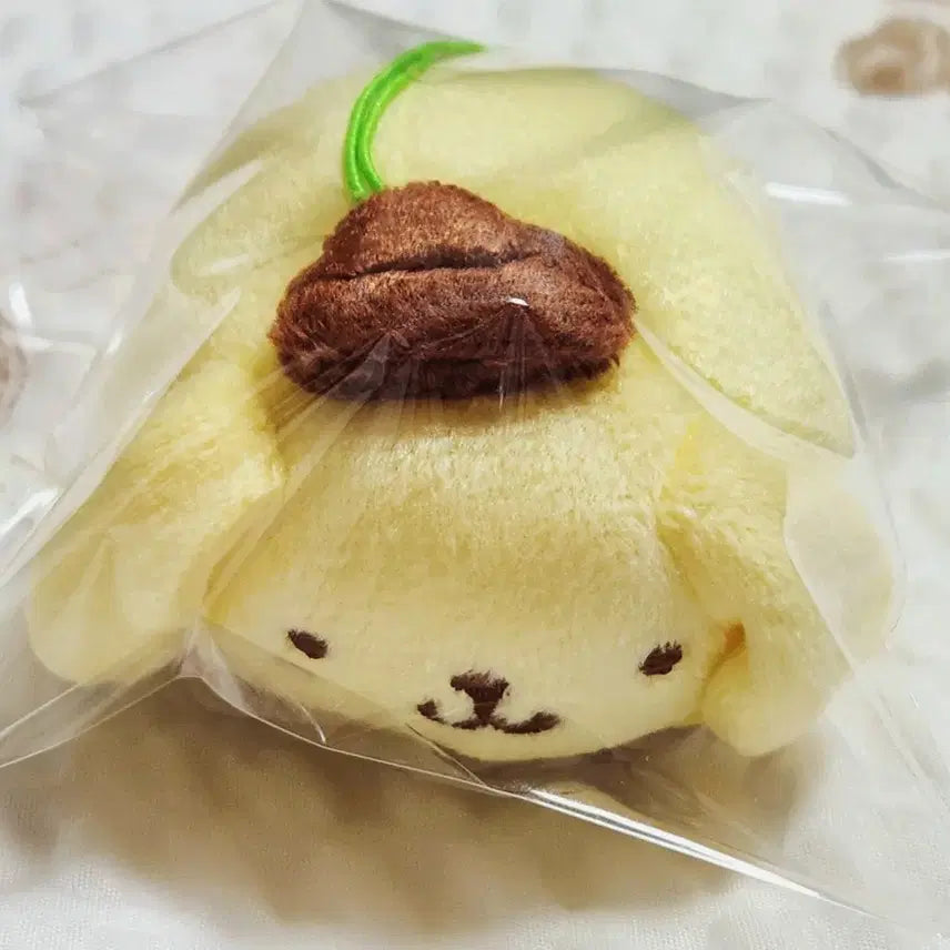 [BUNJANG] Sanrio Classic Pompompurin Mini Mascot (15th Anniversary) / 산리오 고전 미니 엎드린 폼폼푸린 마스코트 팝니다.