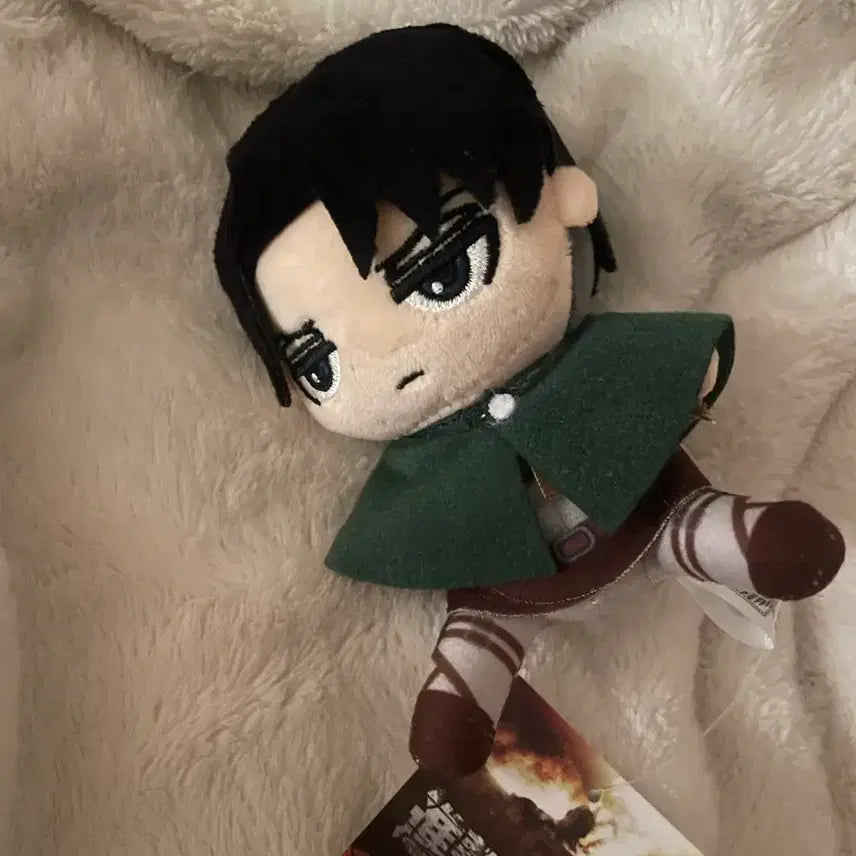 [BUNJANG] Attack on Titan Levi Plush Keychain / (급처) 진격의거인 리바이 누이 인형 키링