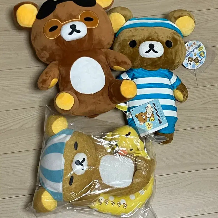 [BUNJANG] Rilakkuma Classic Doll Bundle Set / (일괄)리락쿠마 고전 인형 세트