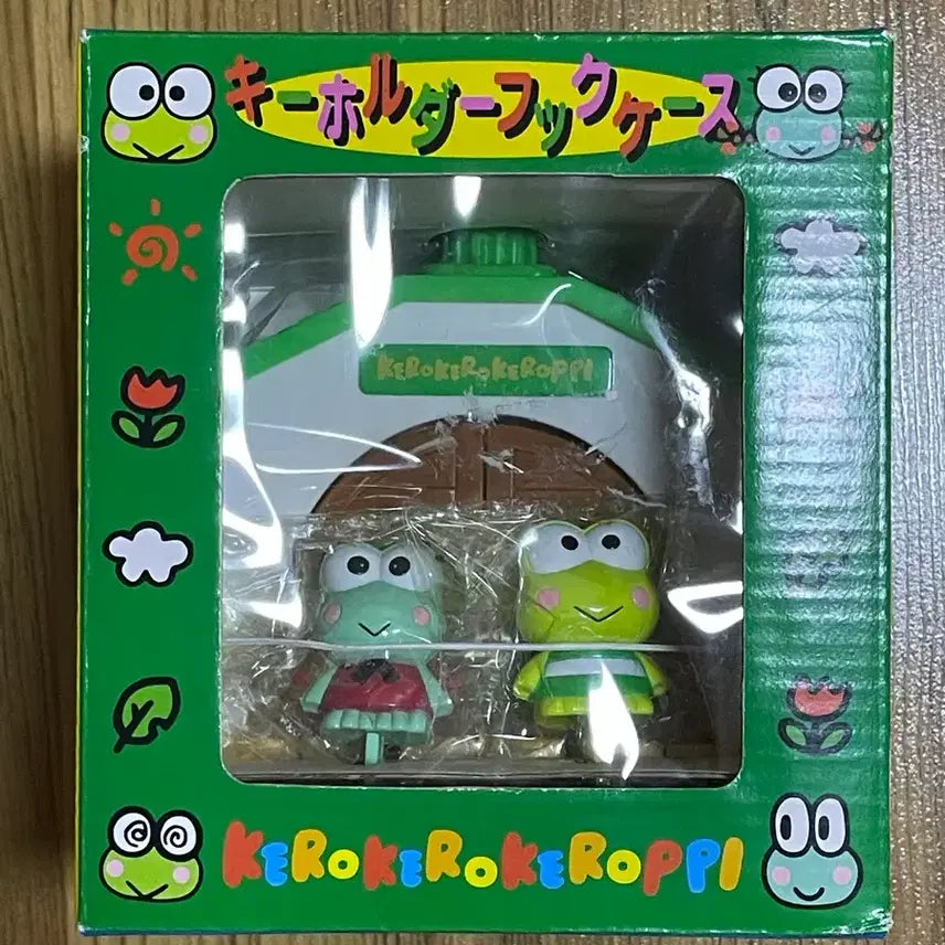 [BUNJANG] Epoch Sanrio Keroppi Key Holder Set / 2000 에포크 산리오 케로피 케로케로케로피 키 홀더 열쇠고리 걸이