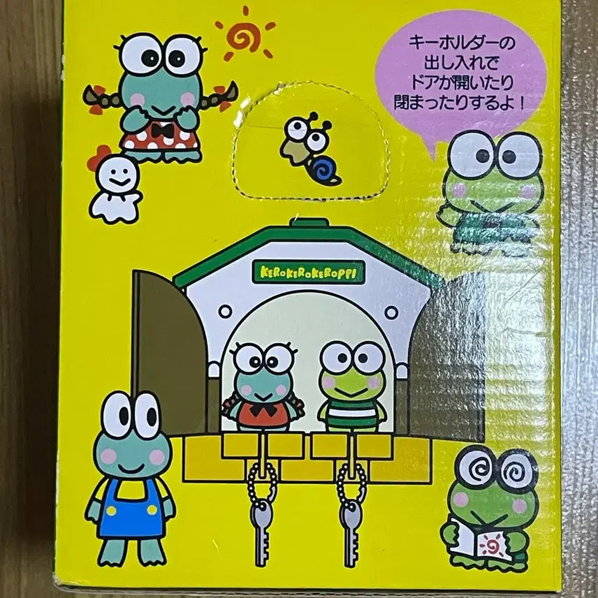 [BUNJANG] Epoch Sanrio Keroppi Key Holder Set / 2000 에포크 산리오 케로피 케로케로케로피 키 홀더 열쇠고리 걸이