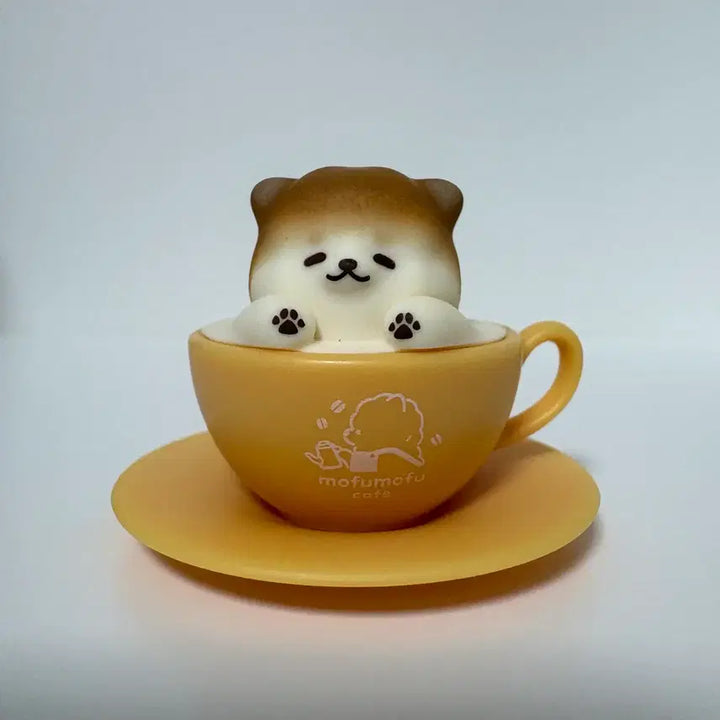 [BUNJANG] Bandai Latte Art Miniature Gacha Pomeranian / 반다이 라떼아트 미니어쳐 가챠 강아지 포메라니안