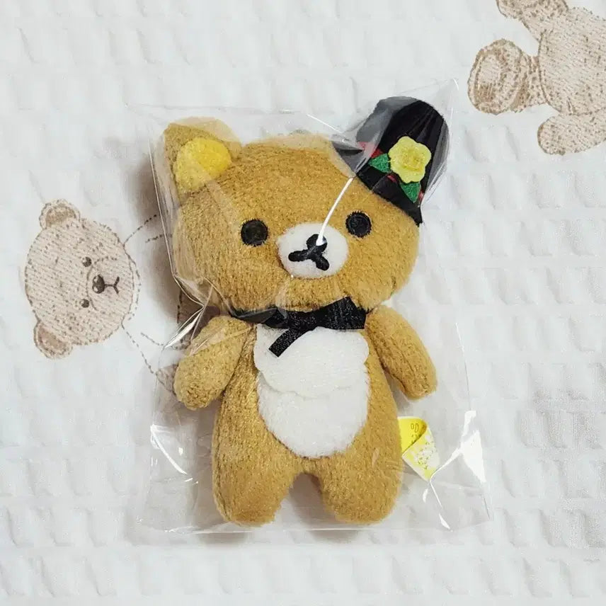 [BUNJANG] San-X Rilakkuma Everyday Series Silk Hat Rilakkuma Mascot (Vintage) / 산엑스 고전 리락쿠마의 매일 시리즈 실크햇 리락쿠마 마스코트 팝니다.