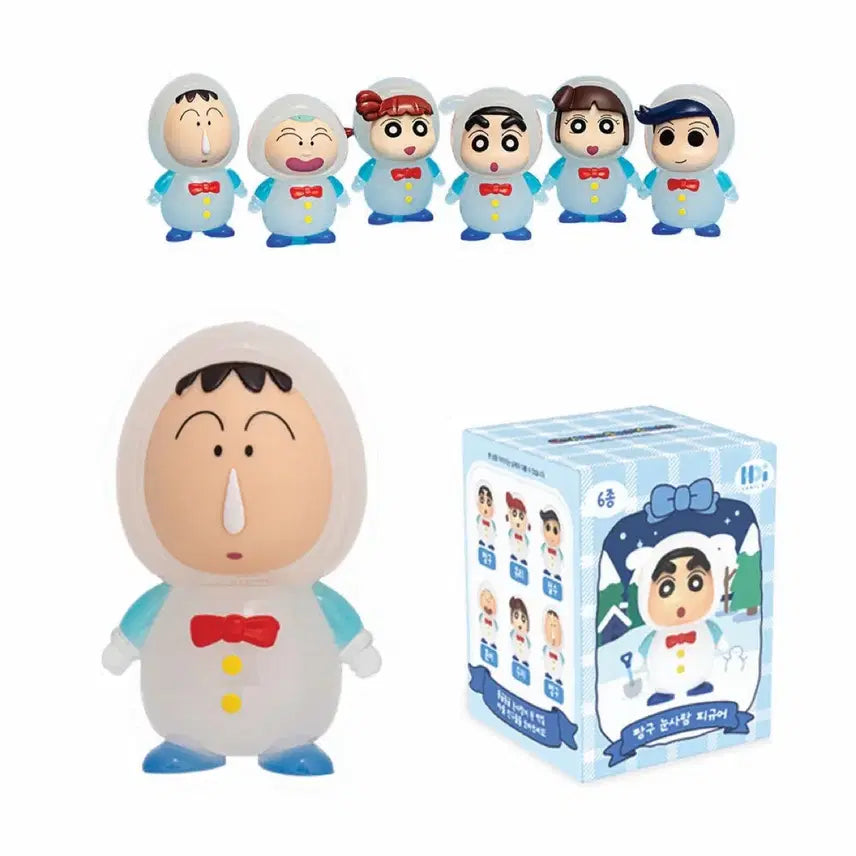 [BUNJANG] Crayon Shin-chan Snowman Figure / 짱구는못말려 눈사람피규어 굿즈