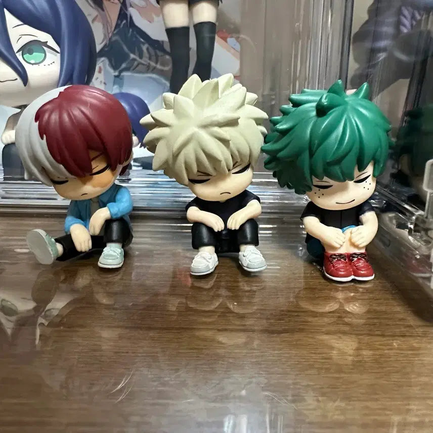 [BUNJANG] My Hero Academia Midoriya Bakugo Todoroki Shoulder-Con Figure Bundle Set / 나의 히어로 아카데미아 미도리야 바쿠고 쇼토 어깨쿵 일괄