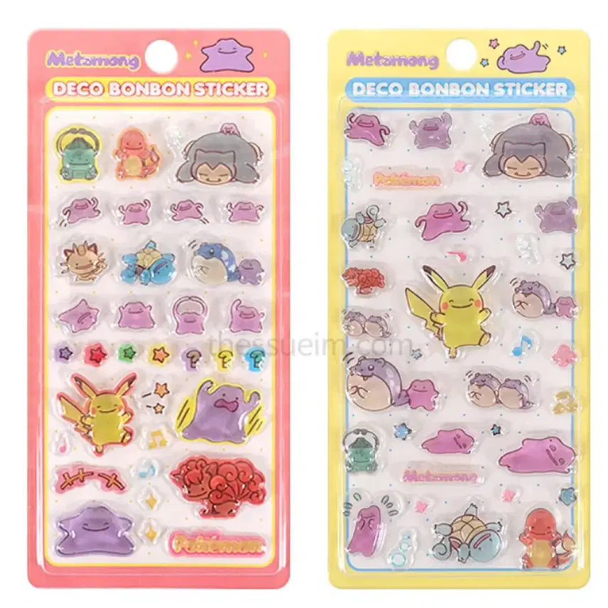 [BUNJANG] Pokemon Ditto Bungee Stickers / 포켓몬스터 메타몽 봉봉스티커