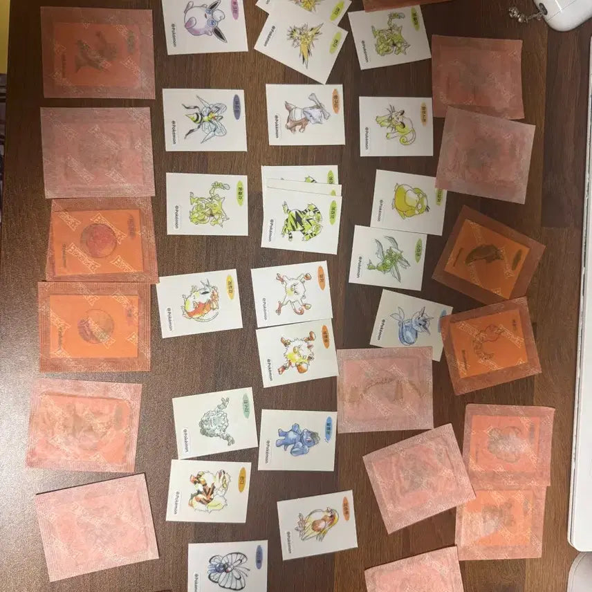 [BUNJANG] Pokemon Artwork Ttibusreal 41-Piece Set / 포켓몬 아트워크 띠부씰 41장 판매 및 교환