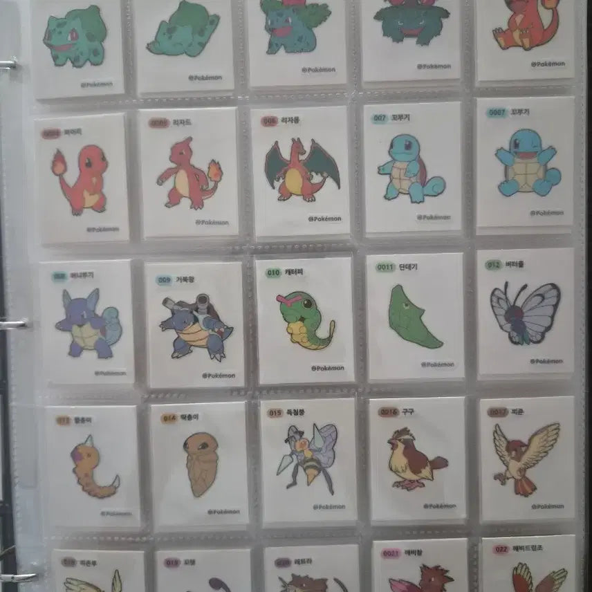 [BUNJANG] Pokemon Stickers Gen 1 &amp; 2 Bundle Set (275 Types) / 포켓몬 띠부씰 1,2세대 275종 전종 일괄 판매