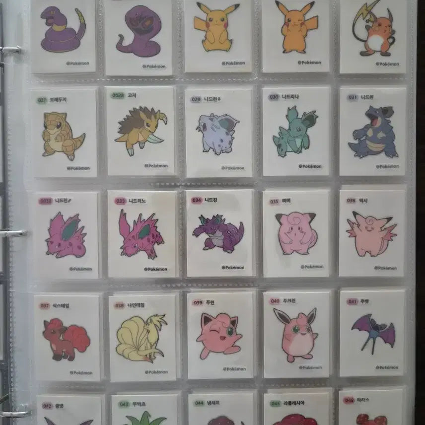 [BUNJANG] Pokemon Stickers Gen 1 &amp; 2 Bundle Set (275 Types) / 포켓몬 띠부씰 1,2세대 275종 전종 일괄 판매