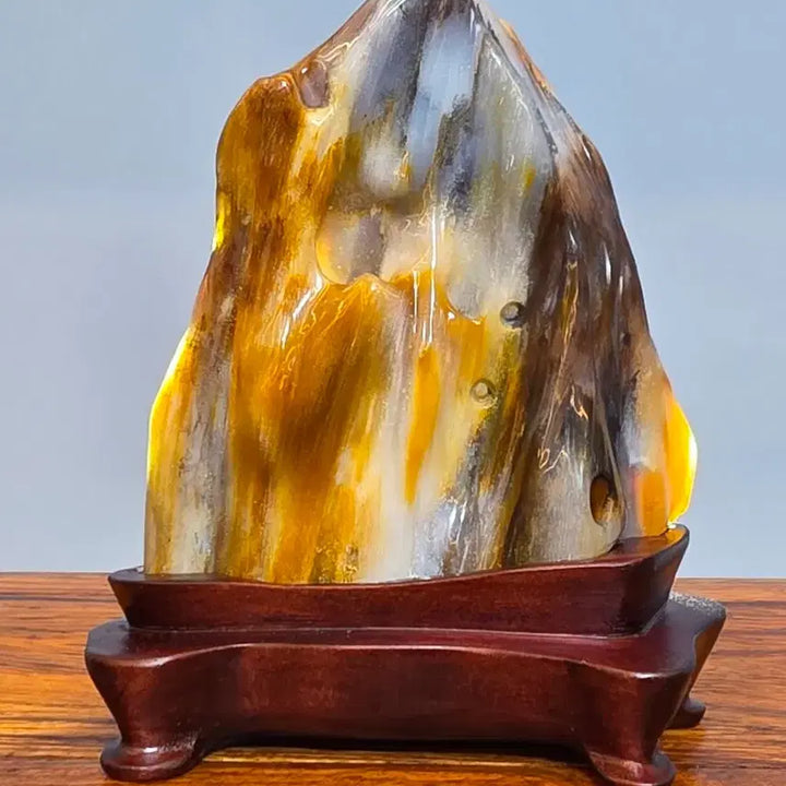 [BUNJANG] Petrified Wood Mineral Stone / 26082807 좋은 기운을 내뿜는 완전 옥화된 나무화석 광물 수석 팝니다