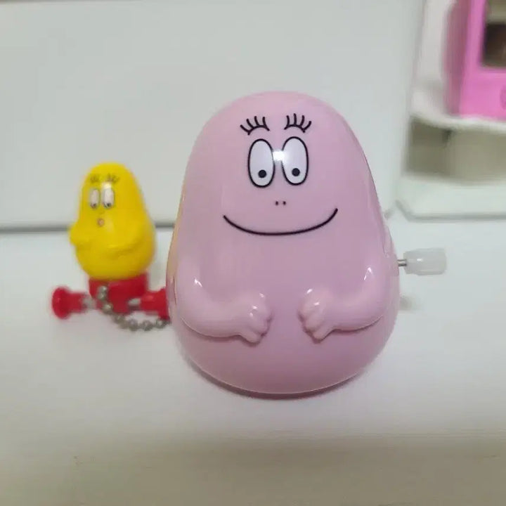 [BUNJANG] Barbapapa Wind-up Toy Figure / 고전)바바파파 피규어 태엽 토이 팝니다.