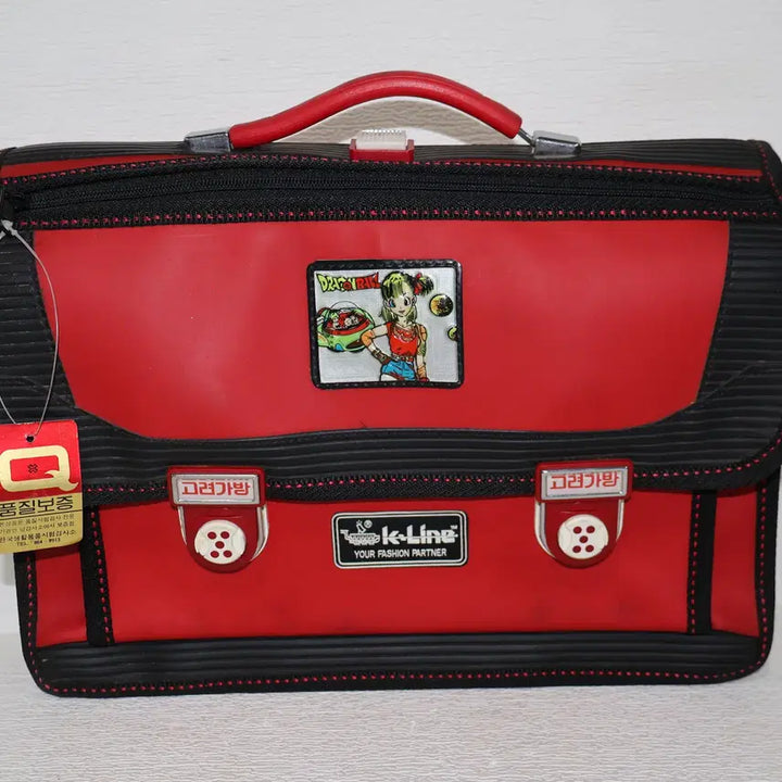 [BUNJANG] Vintage Dragon Ball Bulma Elementary School Backpack / 미사용 추억의 국민학교 여학생 드래곤볼 부르마 책가방