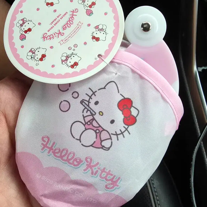 [BUNJANG] Hello Kitty Pink Folding Fan / 헬로키티 핑크 접이식 부채 팝니다.