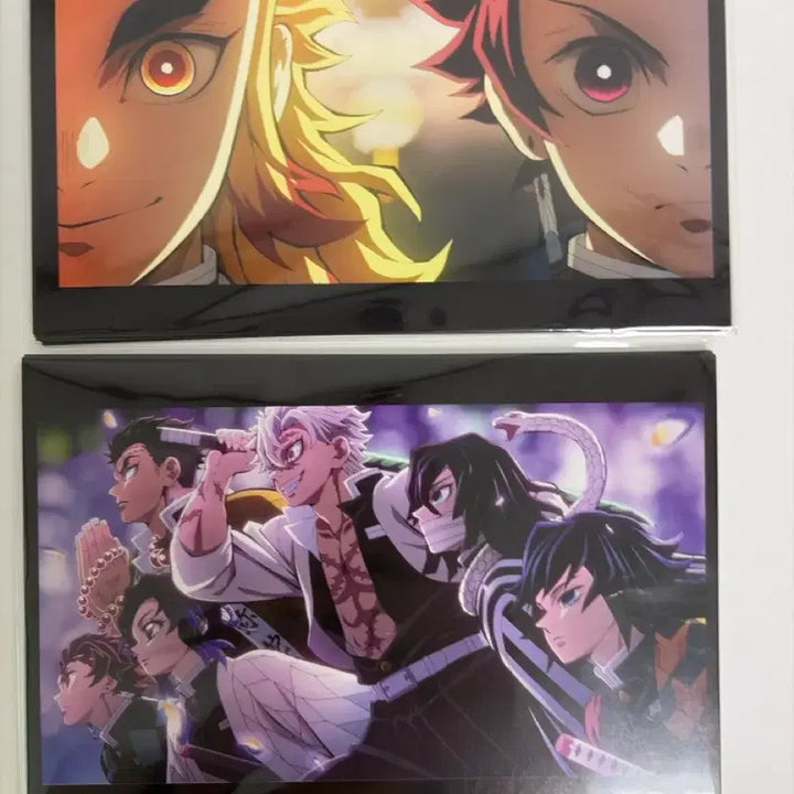 [BUNJANG] Demon Slayer: Kimetsu no Yaiba Illustration Postcard Set (2 Types, Bundle) / 귀멸의 칼날 일러스트 엽서 2종 일괄