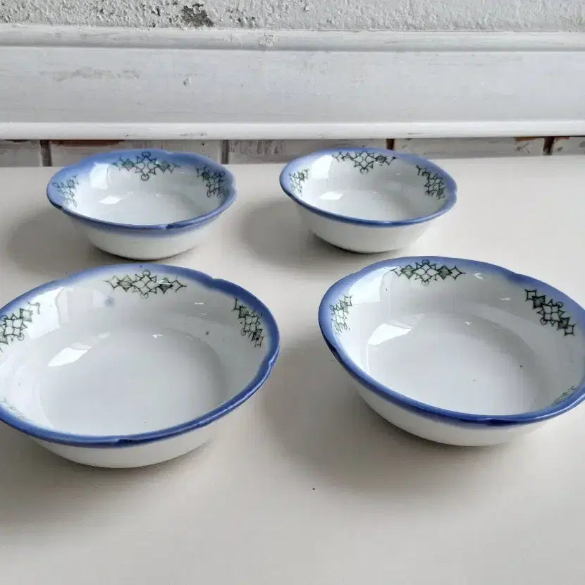[BUNJANG] Rare Dongnae Wae Porcelain Set (4 pieces) / 부산 동래 왜사기그릇 4p .희귀템