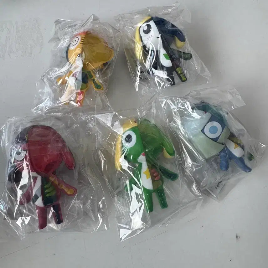 [BUNJANG] Keroro Skeleton Gacha Full Set Tamama/Giroro/Dororo/Kururu / 케로로 스켈레톤 가챠 풀세트 타마마/기로로/도로로/쿠루루