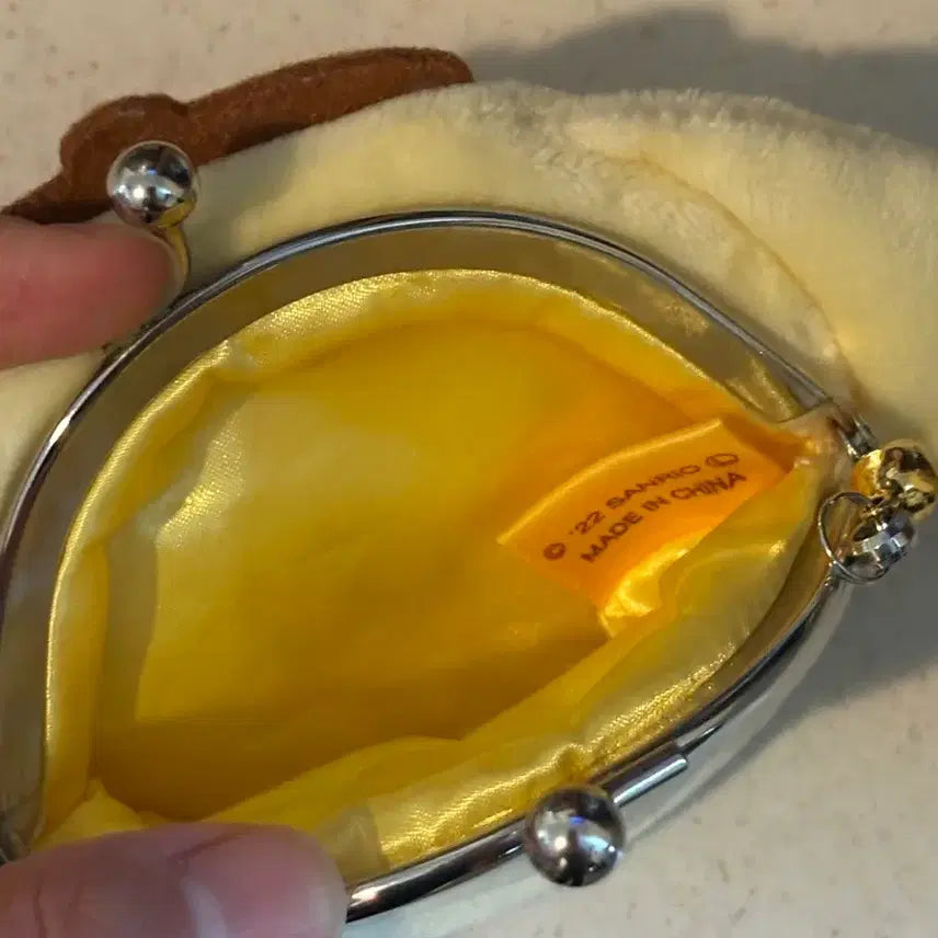 [BUNJANG] Sanrio Pompompurin Coin Purse Gamaguchi / 산리오 폼폼푸린 동전지갑 가마구치