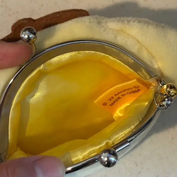 [BUNJANG] Sanrio Pompompurin Coin Purse Gamaguchi / 산리오 폼폼푸린 동전지갑 가마구치